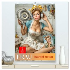 Frau hat viel zu tun (hochwertiger Premium Wandkalender 2026 DIN A2 hoch), Kunstdruck in Hochglanz Frau hat viel zu tun (hochwertiger Premium Wandkalender 2026 DIN A2 hoch), Kunstdruck in Hochglanz