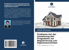 Cover Probleme bei der Umsetzung des Programms zur Registrierung von Eigentumsrechten