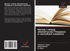 Cover Wzrost i relacje allometryczne Thespesia w warunkach zasolenia