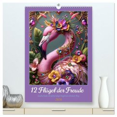 12 Flügel der Freude (hochwertiger Premium Wandkalender 2026 DIN A2 hoch), Kunstdruck in Hochglanz