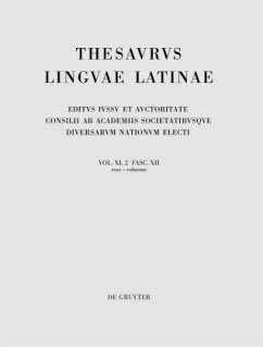 Cover reus - robustus / Thesaurus linguae Latinae. . Vol. XI. Pars 2. Fasc.