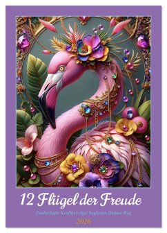 12 Flügel der Freude (Tischkalender 2026 DIN A5 hoch), CALVENDO Monatskalender
