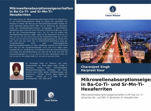 Mikrowellenabsorptionseigenschaften in Ba-Co-Ti- und Sr-Mn-Ti-Hexaferriten Mikrowellenabsorptionseigenschaften in Ba-Co-Ti- und Sr-Mn-Ti-Hexaferriten