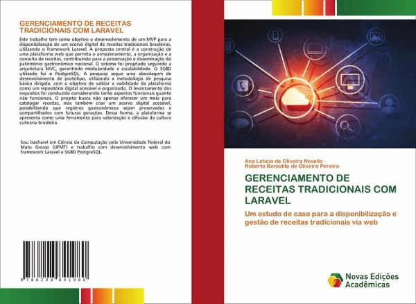 GERENCIAMENTO DE RECEITAS TRADICIONAIS COM LARAVEL GERENCIAMENTO DE RECEITAS TRADICIONAIS COM LARAVEL