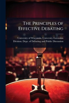 Cover The Principles of Effective Debating
