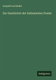 Zur Geschichte der italienischen Poesie
