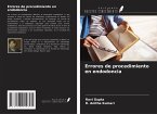 Errores de procedimiento en endodoncia Errores de procedimiento en endodoncia