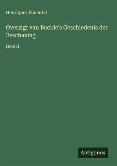 Cover Overzigt van Buckle's Geschiedenis der Beschaving