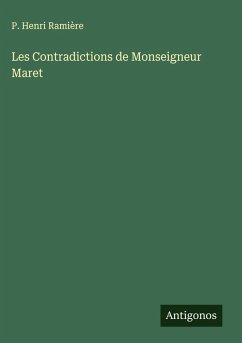 Cover Les Contradictions de Monseigneur Maret