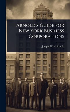 Cover Arnold's Guide for New York Business Corporations