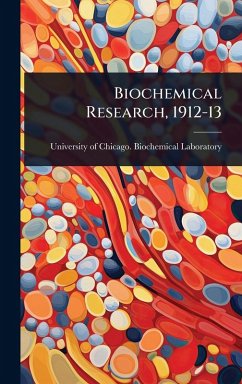 Cover Biochemical Research, 1912-13
