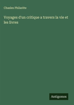 Cover Voyages d'un critique a travers la vie et les livres