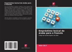 Cover Empréstimo lexical do árabe para o francês