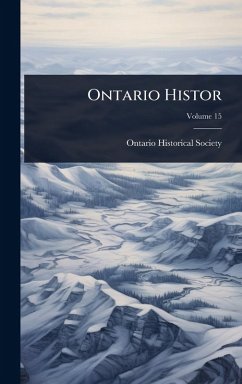 Cover Ontario Histor
