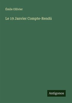 Cover Le 19 Janvier Compte-Rendú