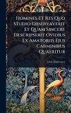 Homines Et Res Quo Studio Observaverit Et Quam Sincere Descripserit Ovidius Ex Amatoriis Ejus Carminibus Quaeritur Homines Et Res Quo Studio Observaverit Et Quam Sincere Descripserit Ovidius Ex Amatoriis Ejus Carminibus Quaeritur