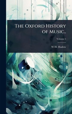 Cover The Oxford History of Music..