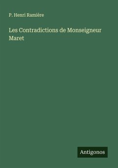 Cover Les Contradictions de Monseigneur Maret