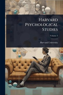 Cover Harvard Psychological Studies