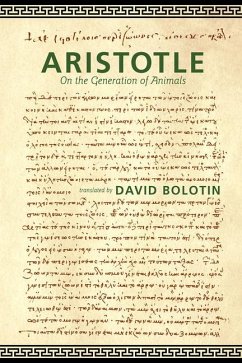 Cover On the Generation of Animals