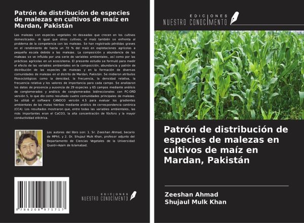 Patrón de distribución de especies de malezas en cultivos de maíz en Mardan, Pakistán Patrón de distribución de especies de malezas en cultivos de maíz en Mardan, Pakistán