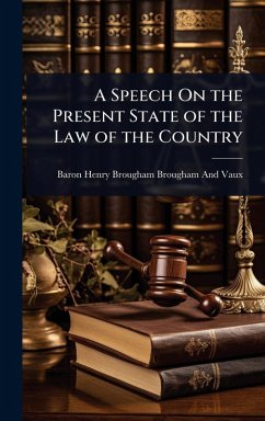 Cover A Speech On the Present State of the Law of the Country