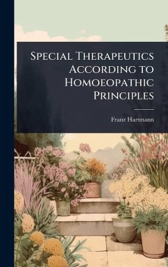 Cover Special Therapeutics According to Homoeopathic Principles