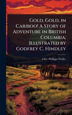 Cover Gold, Gold, in Cariboo! A Story of Adventure in British Columbia; Illustrated by Godfrey C. Hindley
