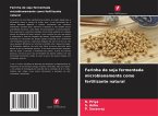 Farinha de soja fermentada microbianamente como fertilizante natural