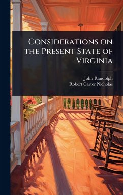 Cover Considerations on the Present State of Virginia