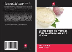Creme duplo de fromage frais de Allium roseum e zimbro - Gliguem, Hela;El May, Asma