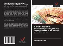 Cover G¿ówne czynniki determinuj¿ce wysoko¿¿ wynagrodzenia za audyt