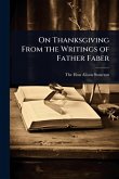 On Thanksgiving From the Writings of Father Faber