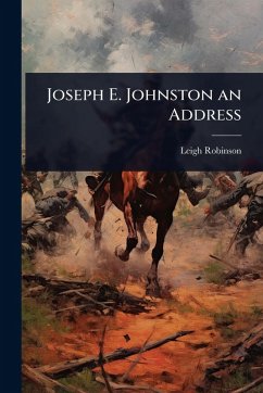Cover Joseph E. Johnston an Address