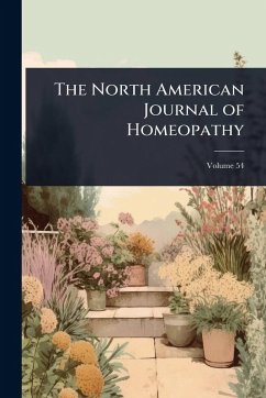 Cover The North American Journal of Homeopathy
