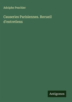 Cover Causeries Parisiennes. Recueil d'entretiens