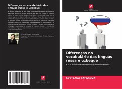 Cover Diferenças no vocabulário das línguas russa e uzbeque