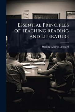 Cover Essential Principles of Teaching Reading and Literature
