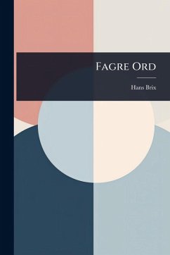 Fagre Ord - Brix, Hans