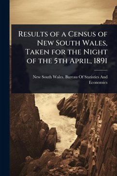 Cover Results of a Census of New South Wales, Taken for the Night of the 5th April, 1891