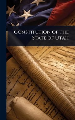 Cover Constitution of the State of Utah