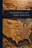 Plattsburgh City Directory For Plattsburgh City Directory For