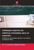Validação empírica de métricas orientadas para os aspectos Validação empírica de métricas orientadas para os aspectos