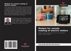 Cover Modem for remote reading of electric meters