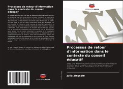 Cover Processus de retour d'information dans le contexte du conseil éducatif