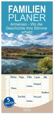 Cover Familienplaner 2026 - Armenien - Wo die Geschichte ihre Stimme erhebt mit 5 Spalten (Wandkalender, 21 x 45 cm) CALVENDO