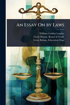 Cover An Essay On by Laws