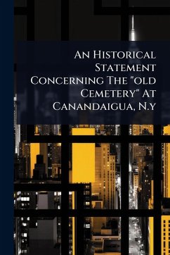 Cover An Historical Statement Concerning The 