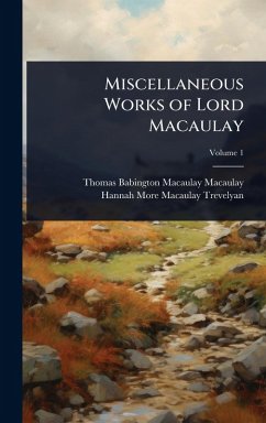 Cover Miscellaneous Works of Lord Macaulay