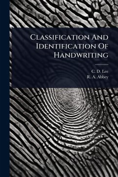 Classification And Identification Of Handwriting - Lee, C D
